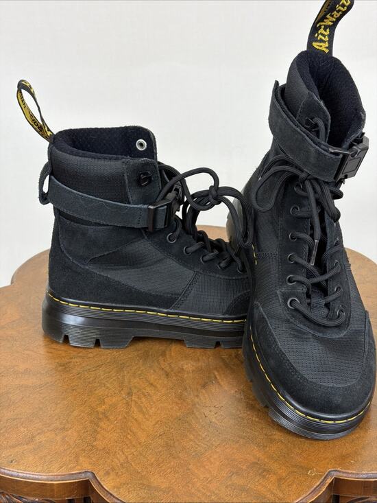 Dr Martens Black Combs Tech Mixed Material Boot Mens Size 8 main image 4